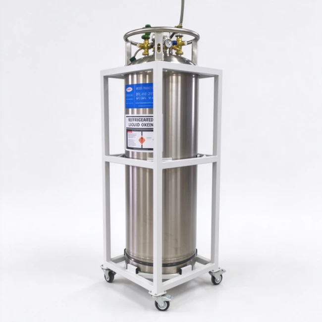 195L Modular Assembly Cryogenic Gas Dewar Liquid Oxygen Cryogenic Liquid Storage Vessel