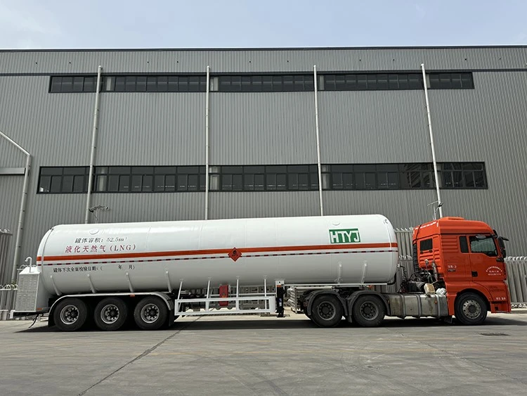 Cryogenic LNG transport semi trailer Cryogenic LNG transport semi trailer